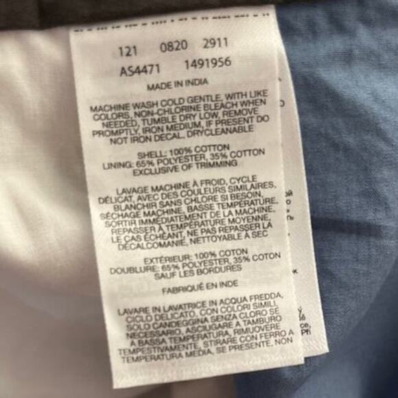 NWT Columbia Washed Out Blue Classic Flat Front Shorts Size 52 Casual Resort - Picture 5 of 5